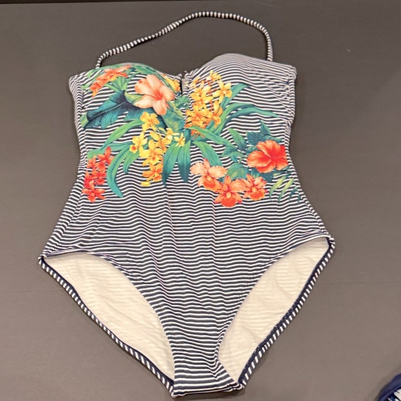 Tommy Bahama Other - Tommy Bahama Kids One Piece Swimsuit - Navy and Multicolor Floral: size 10: new
